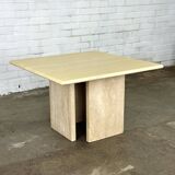 Travertine coffee table