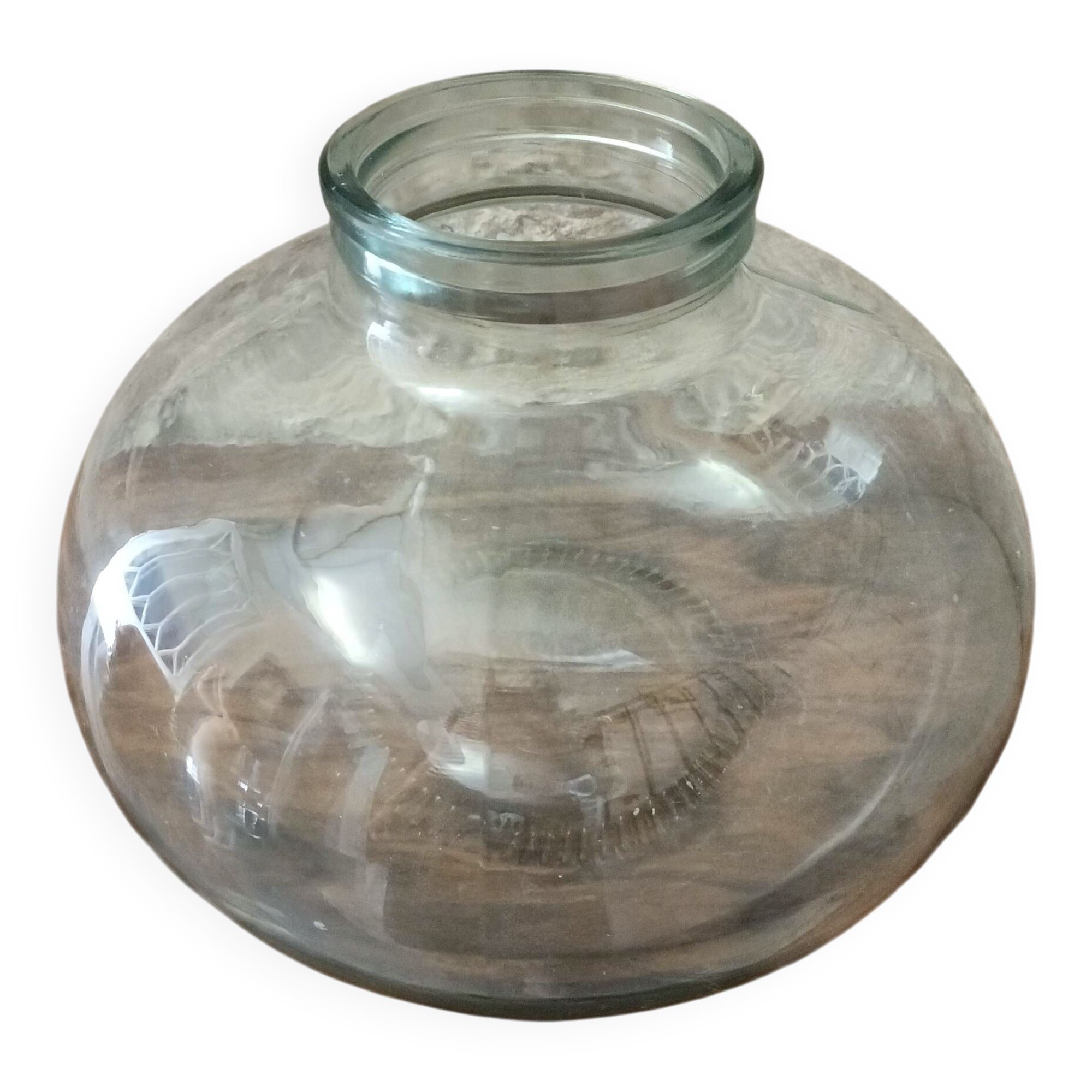 Grand vase, bonbonne en verre