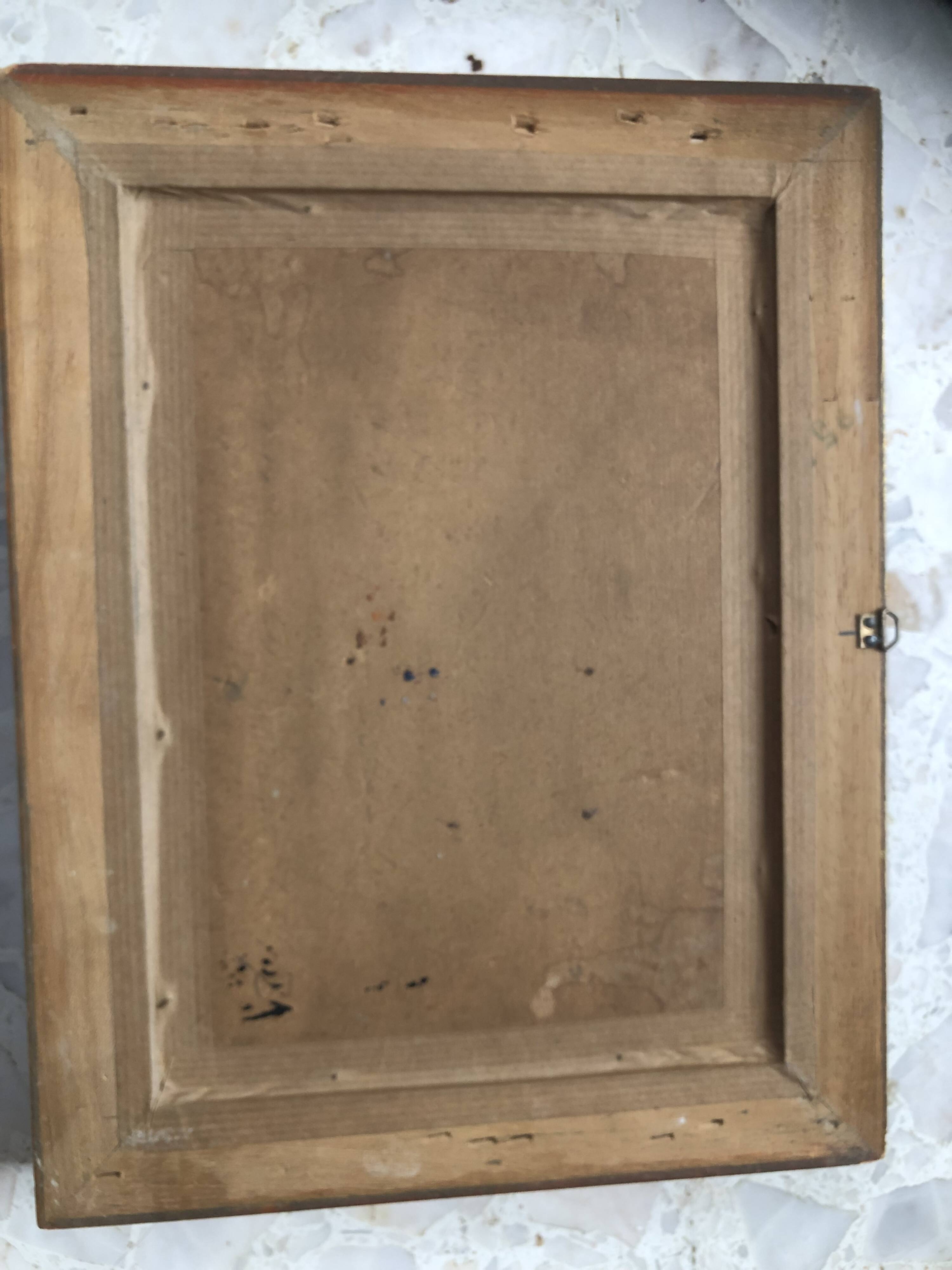 Oil on panel MARINE early 20th century, sailing boat, fishing boat, signed