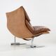Pair of “Onda” armchairs by Giovanni Offredi for Saporiti, 1970s