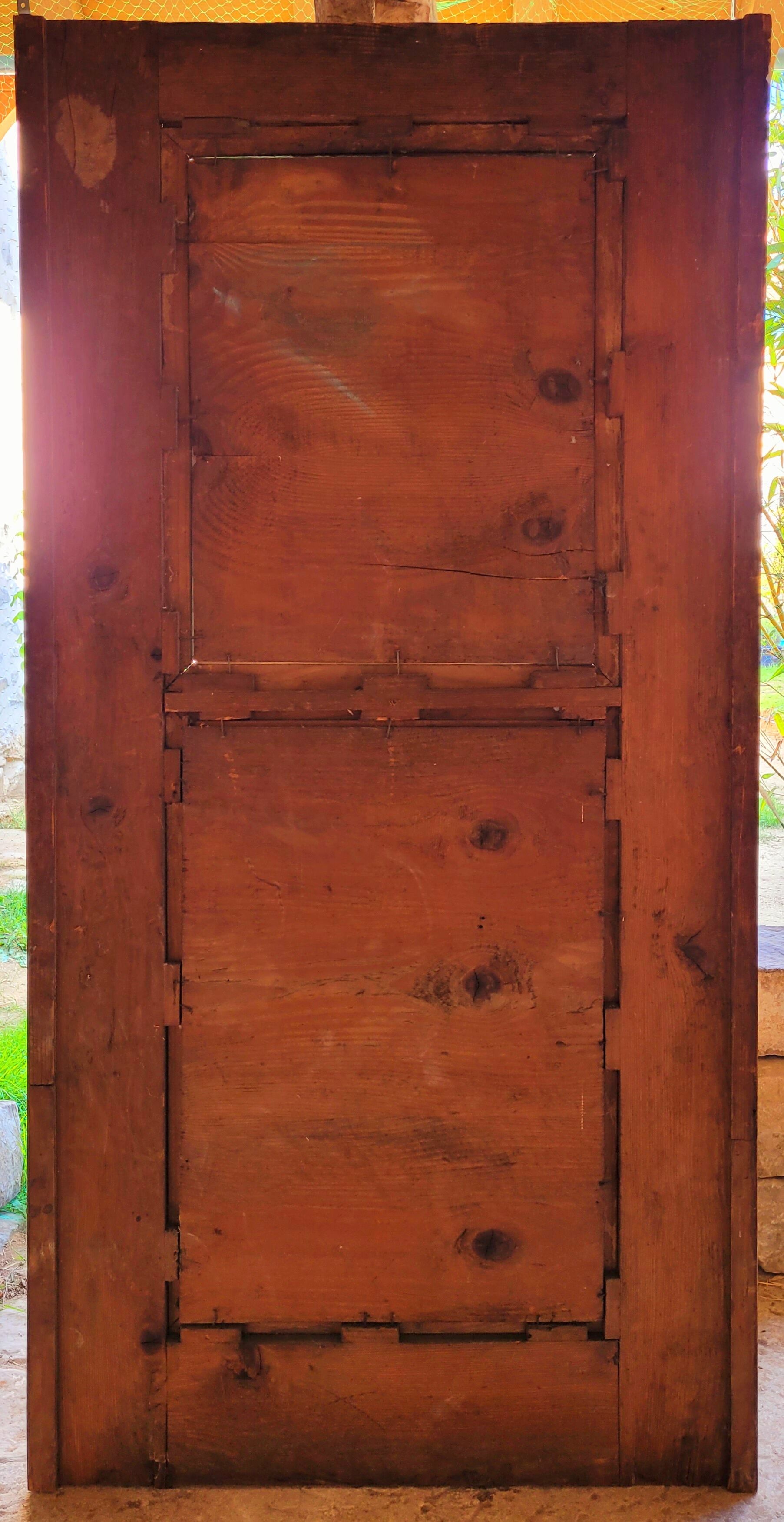 Antique 19th century fireplace trumeau mirror