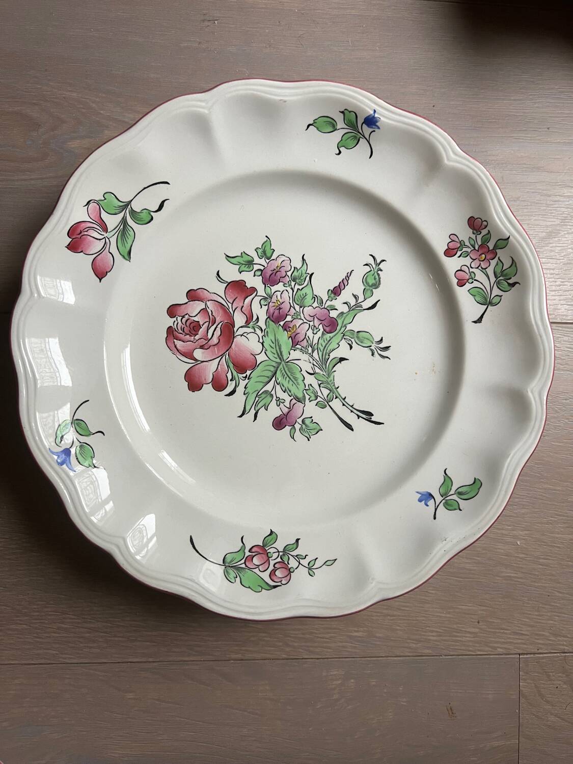 Luneville KG - set of 6 large plates