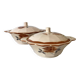 Pink Digoin soup tureens