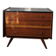 Vintage Scandinavian commode with tapered legs.