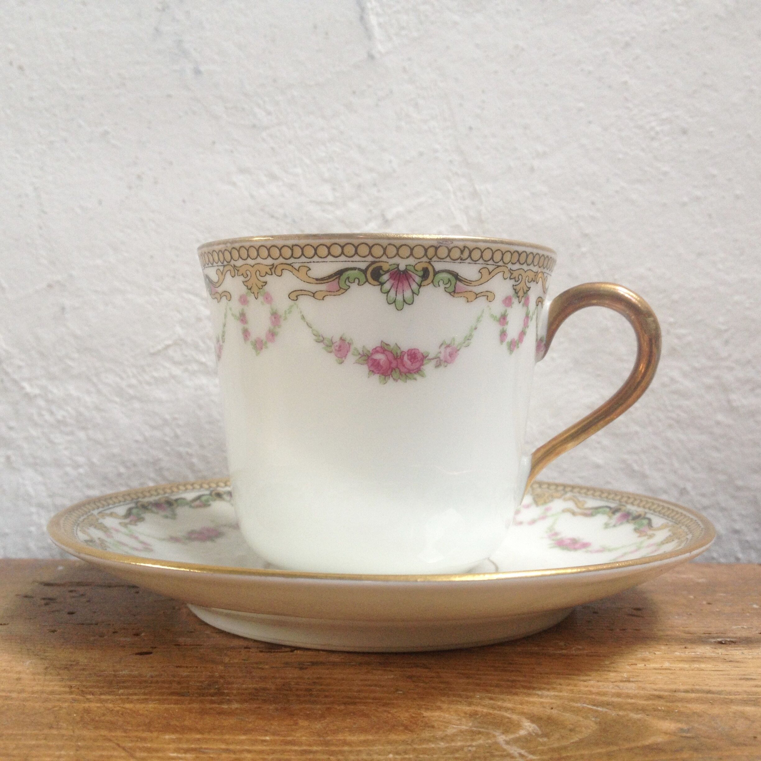 Limoges porcelain coffee cups x6