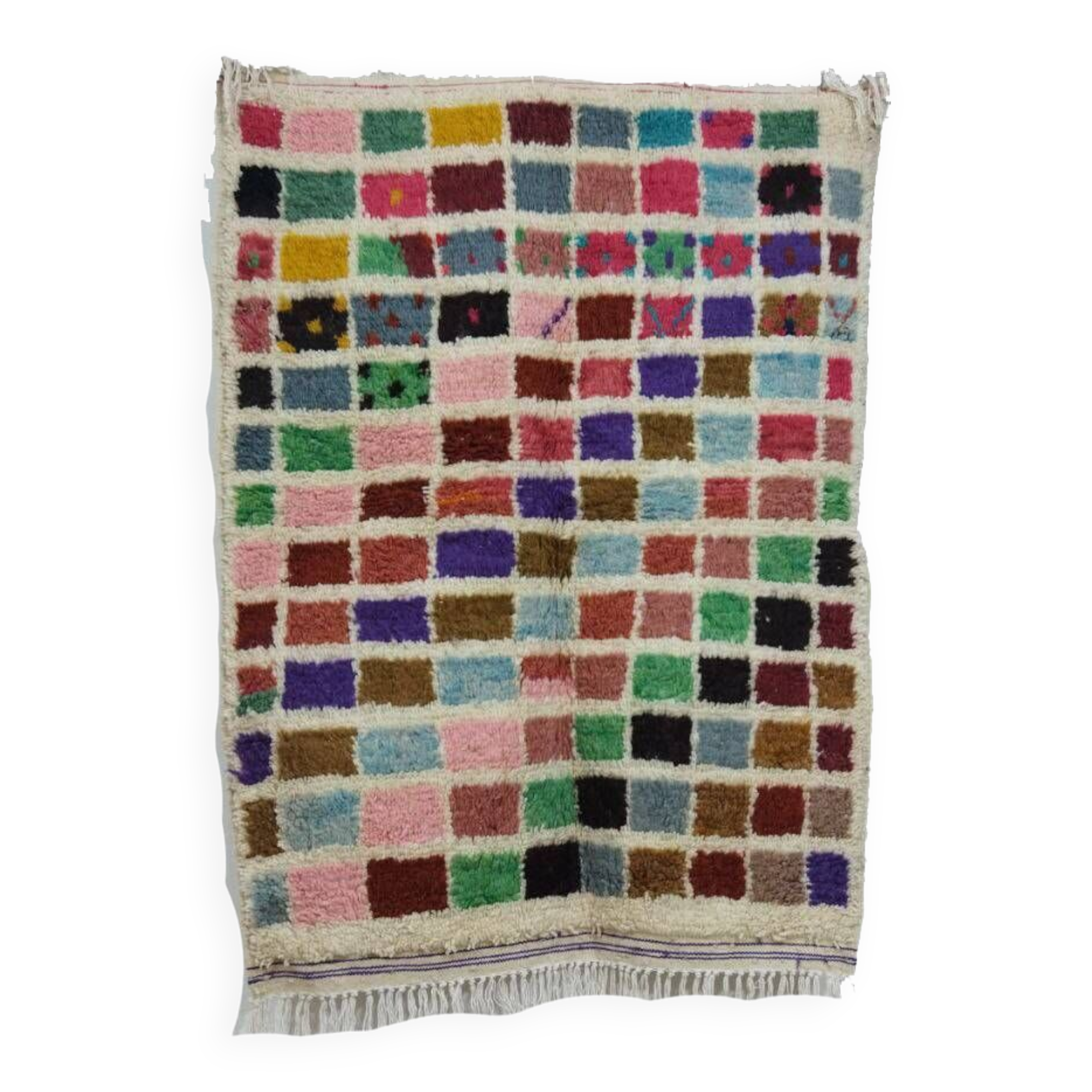 Handcrafted Moroccan Berber Rug 152 X 110 CM