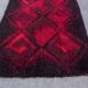 Scandinavian wool rug from Rya 70s.