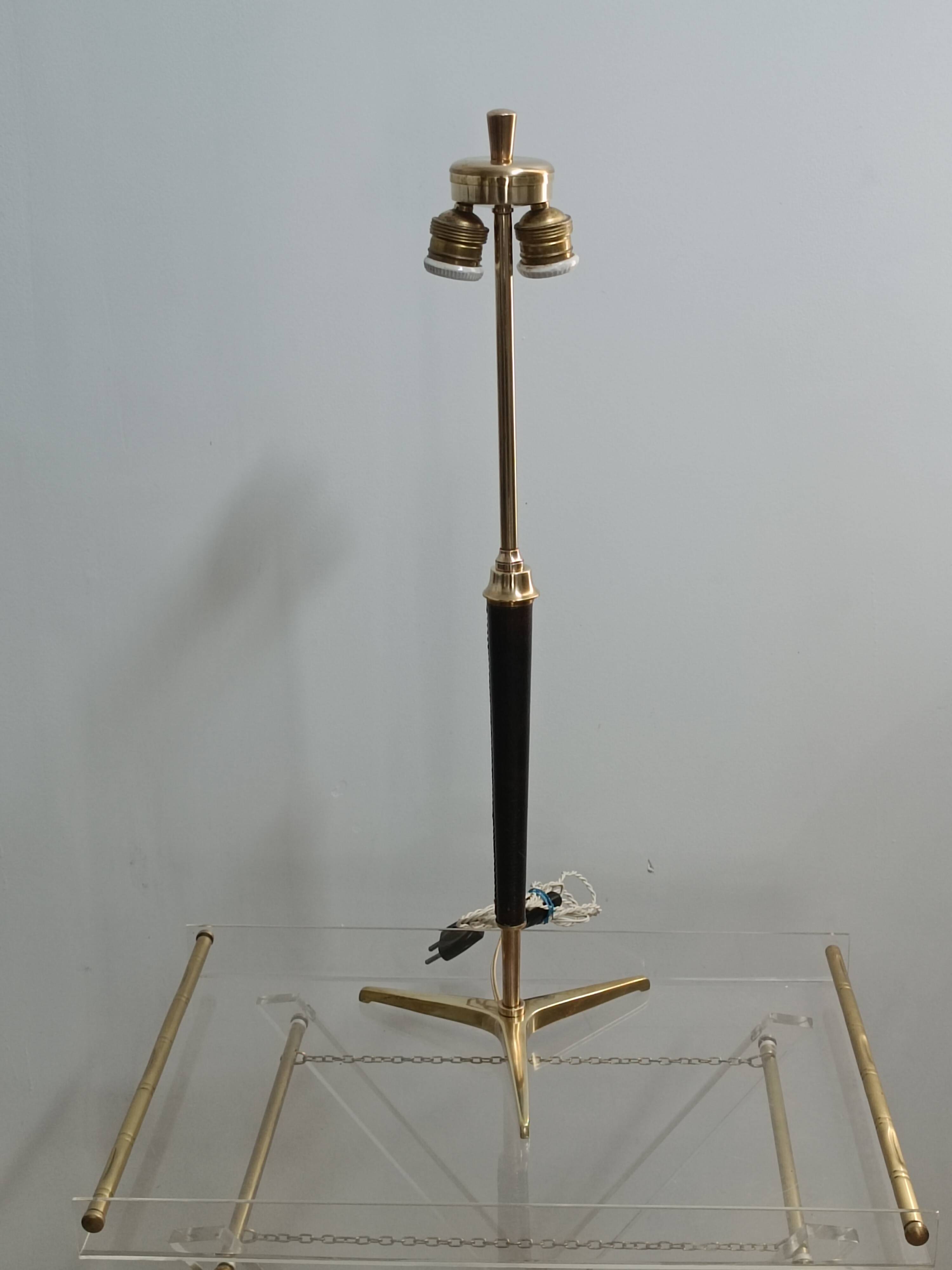 Table lamp by Jacques Adnet, 1950s