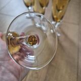 Yellow champagne flutes