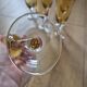 Yellow champagne flutes