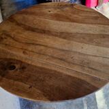 Shuttered table - Louis Philippe period, circa 1840 - In molded walnut