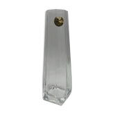 Octagonal soliflore vase Cristal d'Arcques