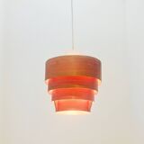 Mid-Century Scandinavian Pine Ceiling Light by Hans-Agne Jakobsson for Ellysett Markaryd, 1960s