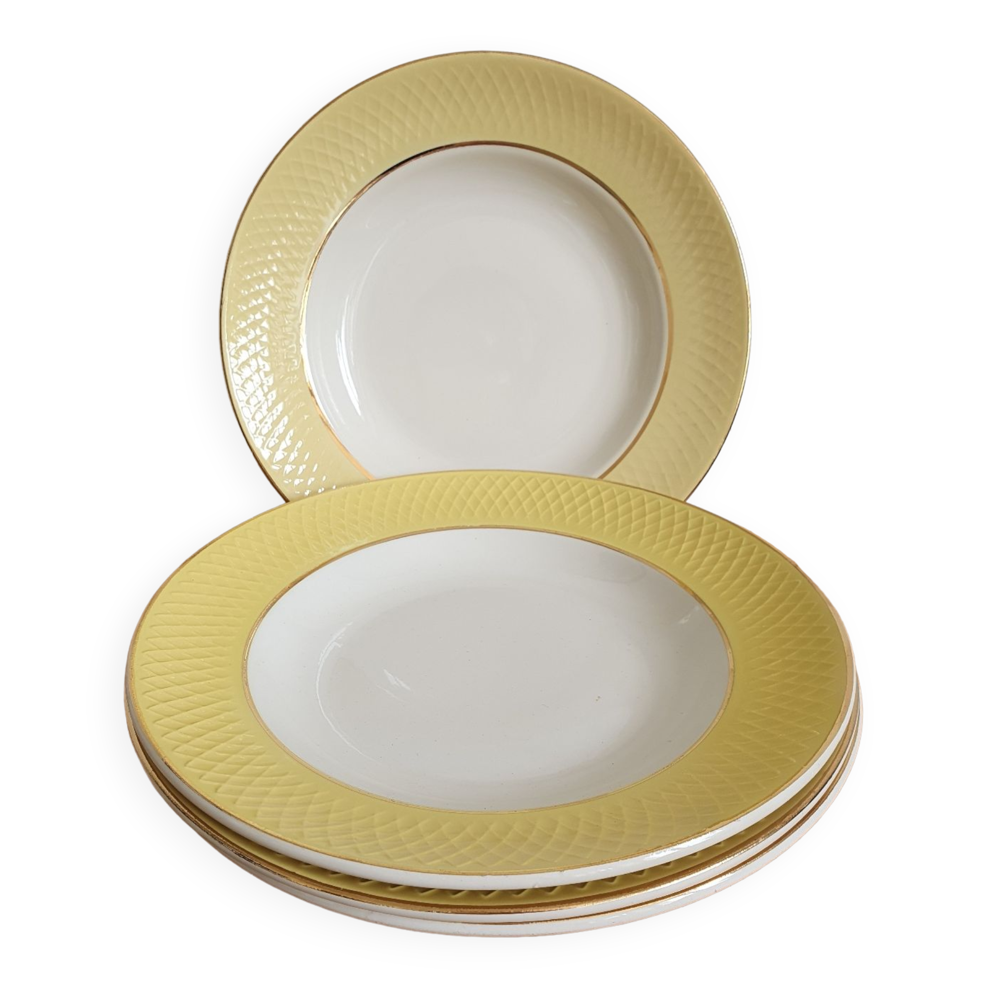 Hollow ceramic plates Moulin des Loups