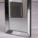 Vintage diamond-cut wall mirror, Italy 1980s