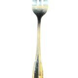 Set of 12 silver-plated metal dessert forks from the Nicolet Orléans brand