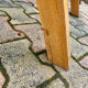 Designer bench in solid oak