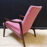 Pair of armchairs pink, czech