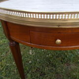 Mahogany hot water bottle table