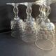 6 Verres à eau cristal soufflé et taillé – Art nouveau