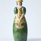 Antique porcelain bottle from Limoges in the style of Robj, 1920s-1930s.