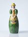 Antique porcelain bottle from Limoges in the style of Robj, 1920s-1930s.