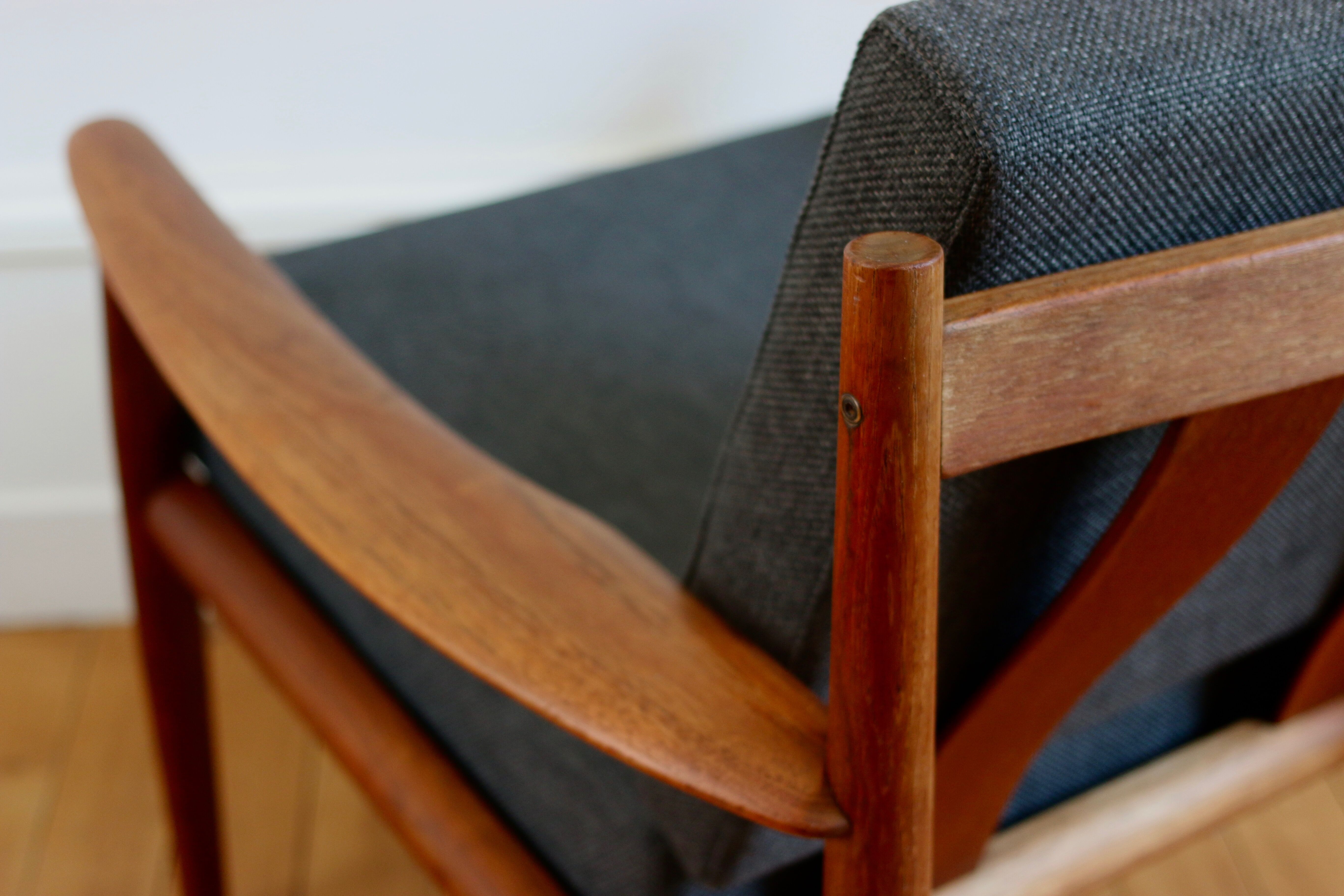 Scandinavian armchair Grete Jalk teak