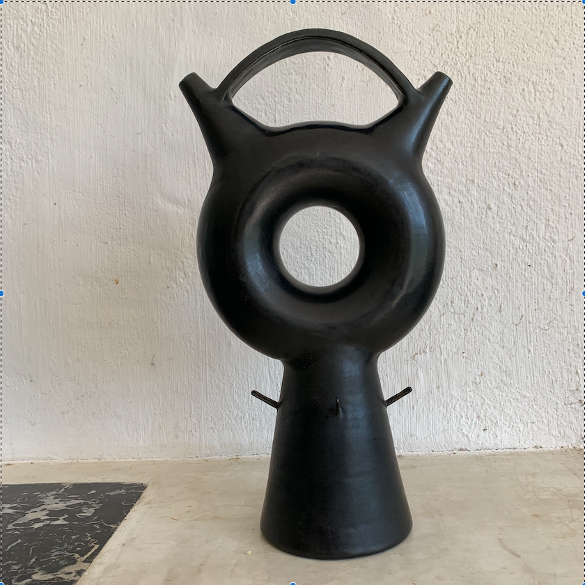1960s Accolay vase 37cm