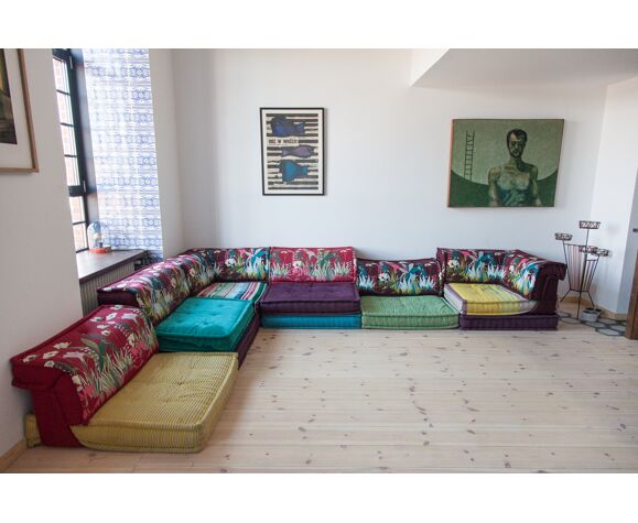 Mah Jong modular sofa by Hans Hopfer and Philippe Roche, Roche Bobois |  Selency