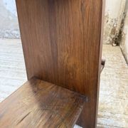 Jardinière années 50 palissandre constructiviste
