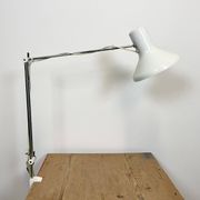 White table lamp by josef hurka for napako, 1960s