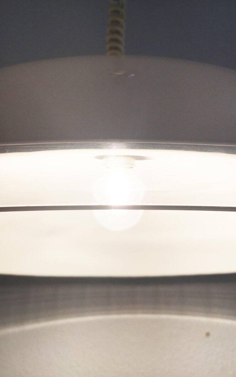 Suspended lamp model Bella di Notte vintage Italian by Franco Bresciani for Guzzini, 1970s.