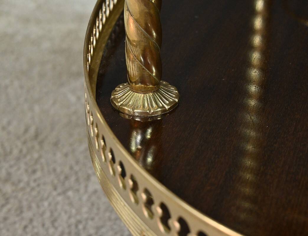 Brass Rolling Serving Cart - 1960