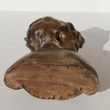 Bust child plaster Dalou