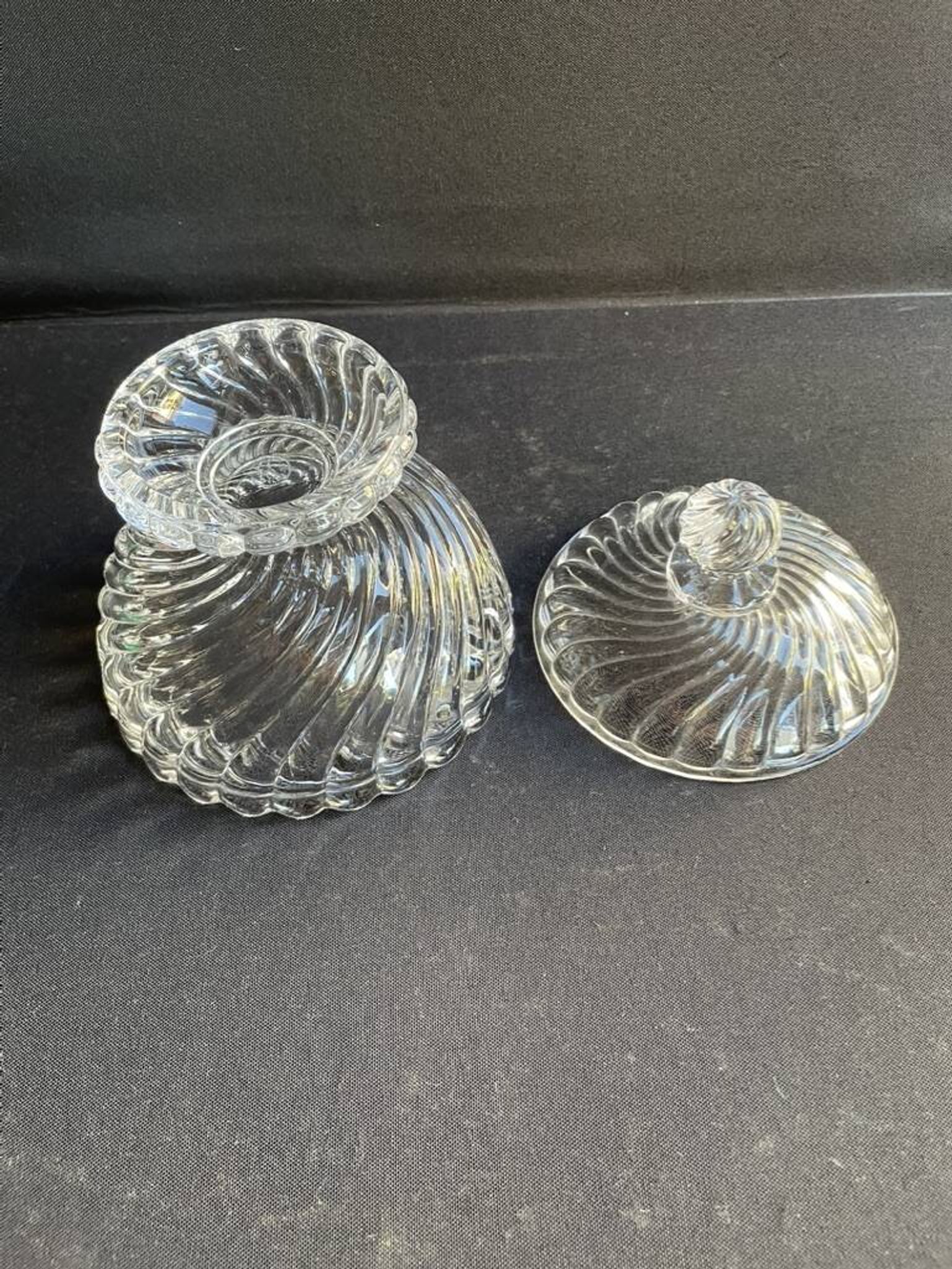 Baccarat Bamboo Twisted Sugar Bowl