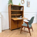 Secrétaire en chêne vintage