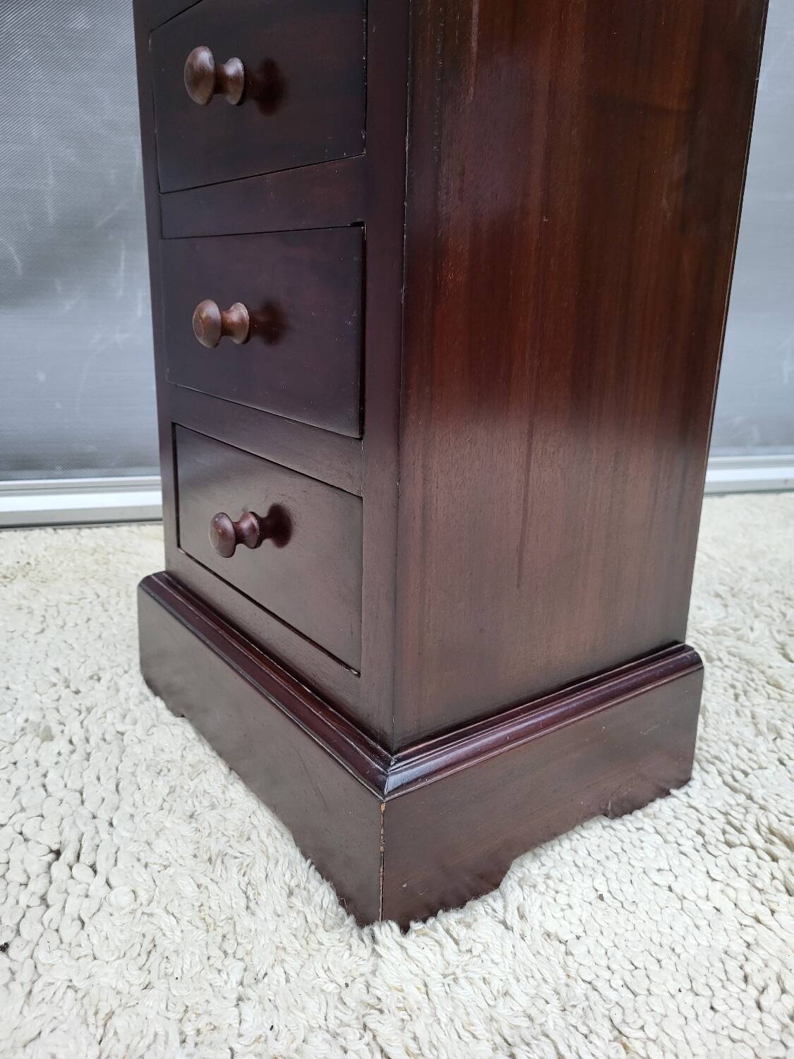 Vintage colonial column bookcase