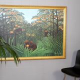 Painting "Monkeys in the jungle"