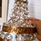 Hot air balloon wall light with tassels