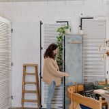 Metal industrial cloakroom