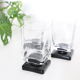 Set de 3 verres à pied, vintage, 1960, mid century