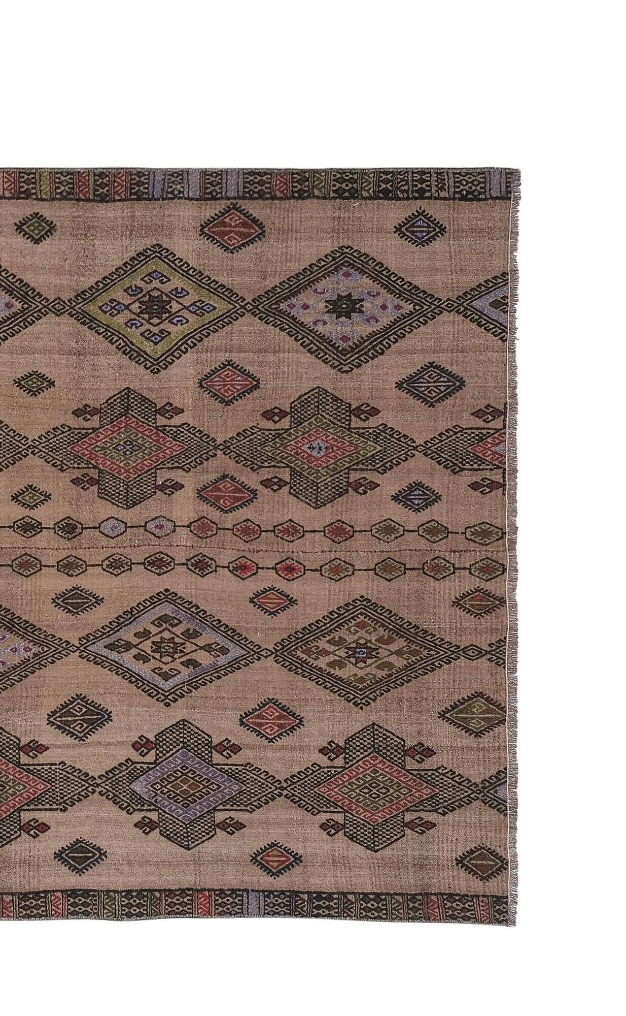 Vintage hand-embroidered textile 148x297 cm