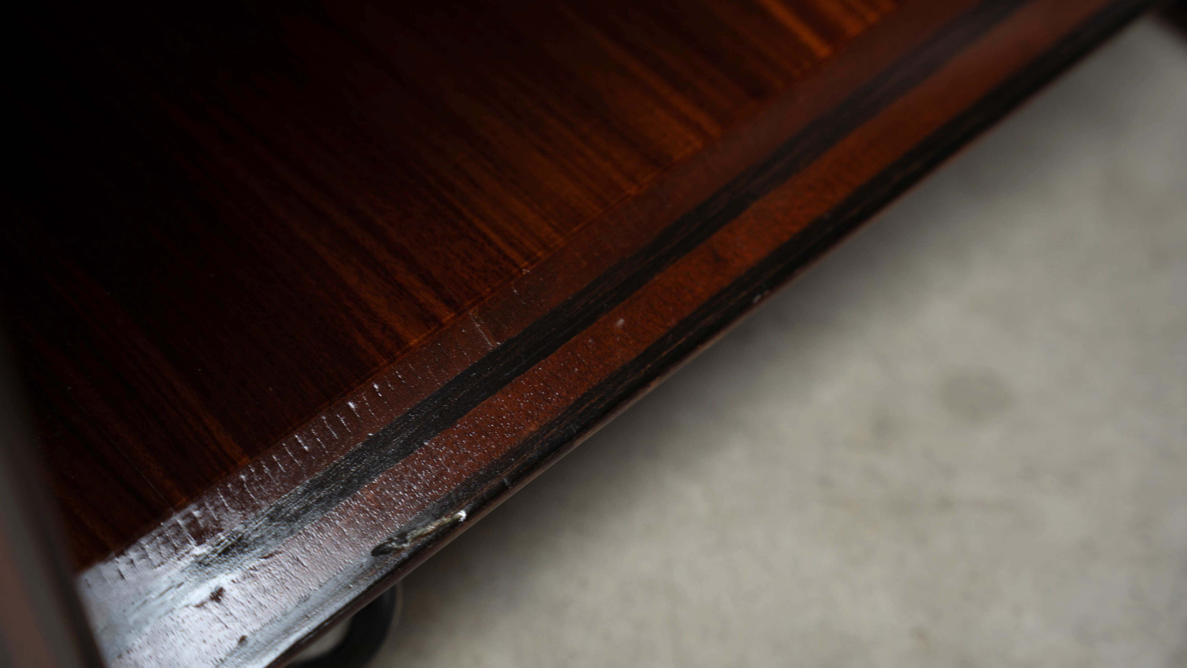 Rare rosewood side cabinets Afra Tobia Scarpa for Maxalto