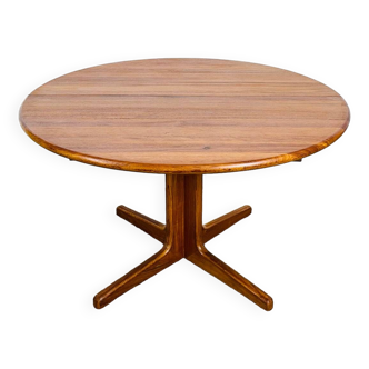 Scandinavian teak dining table with extensions