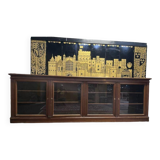 Walnut sideboard - Trade furniture / Napoleon III display cabinet
