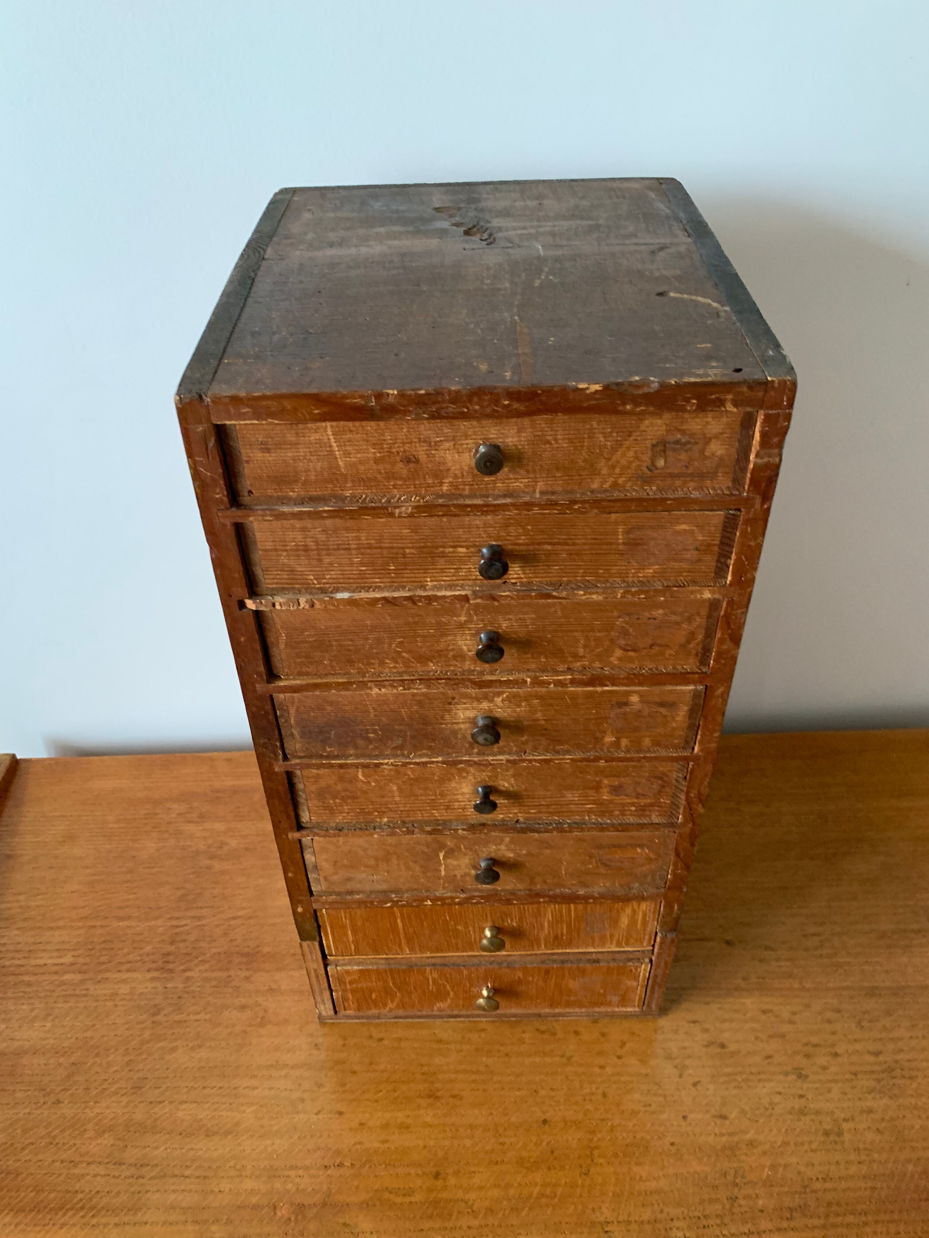 Meuble de métier ancien 48cm