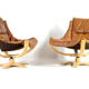 Fauteuil skippers des années 70 chêne