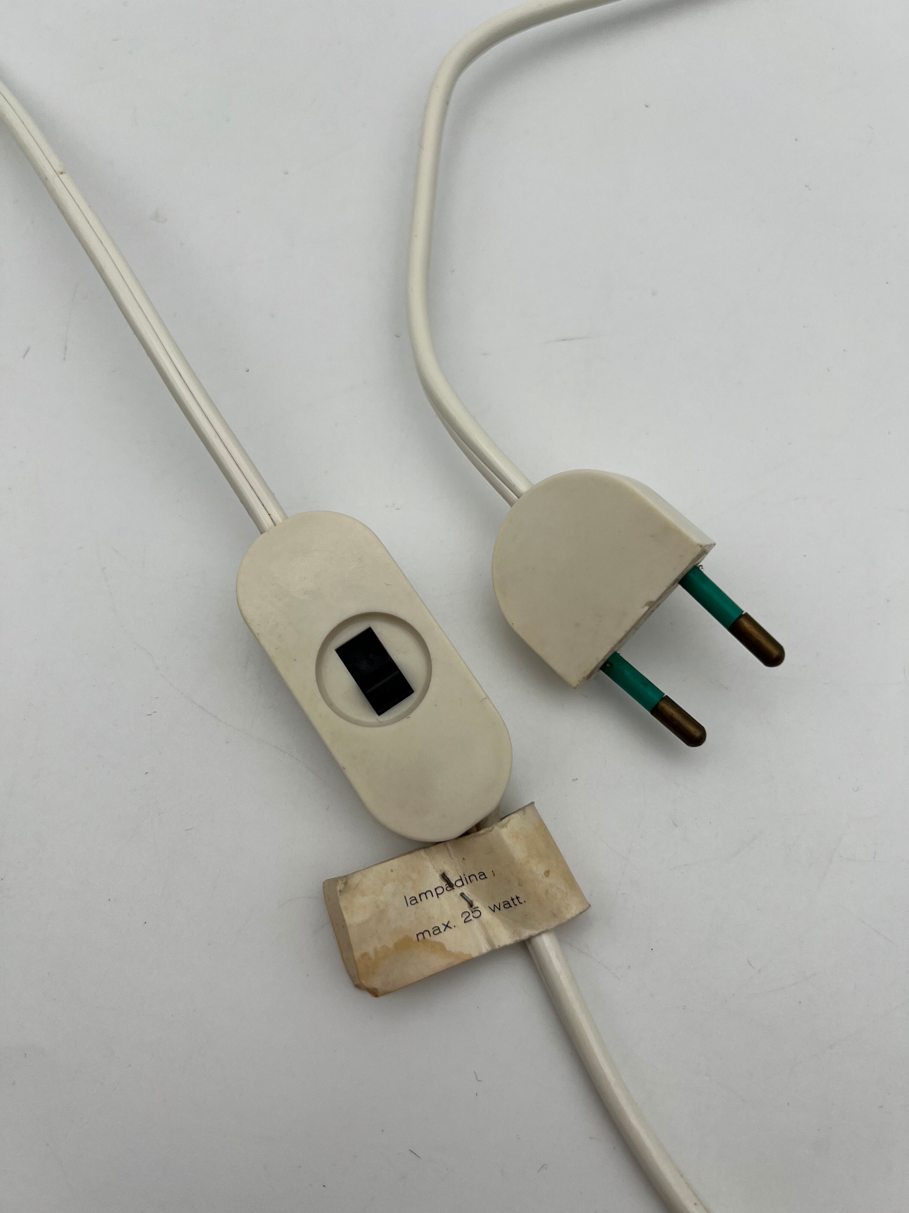 Rare 70s Oyster Lamp Gamma3 - Space Age Table Light Made in Italy - Unusual Orange Lamp