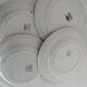 4 Digoin sarreguemines dessert plates, Basque model