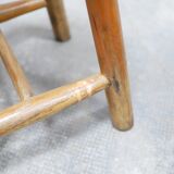 Vintage pine stool